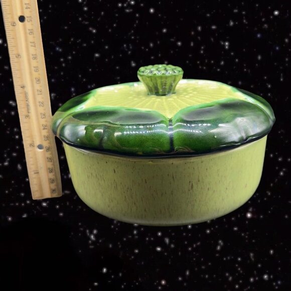 Vintage Valley Vista California Covered Dish Bowl Serving Dish W Lid Pottery 5”T - Picture 7 of 14